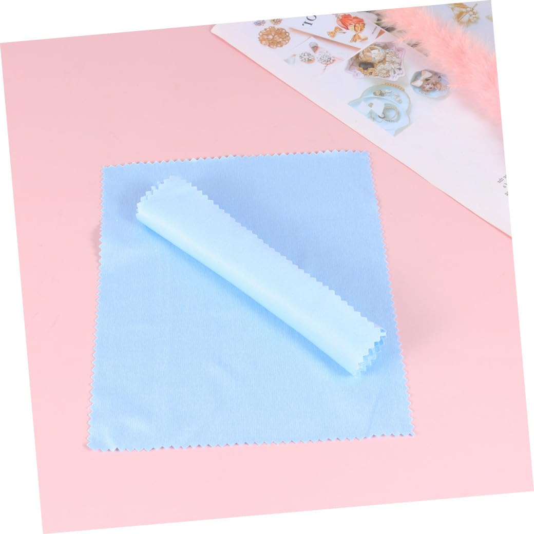 FOMIYES 3 Set Panno Per La Pulizia Degli Occhiali Panno Per La Pulizia in Microfibra Panno Per Occhiali in Microfibra Pulitore Occhiali Panno Per La Pulizia Delle Lenti Blue 50 Pezzi * 3