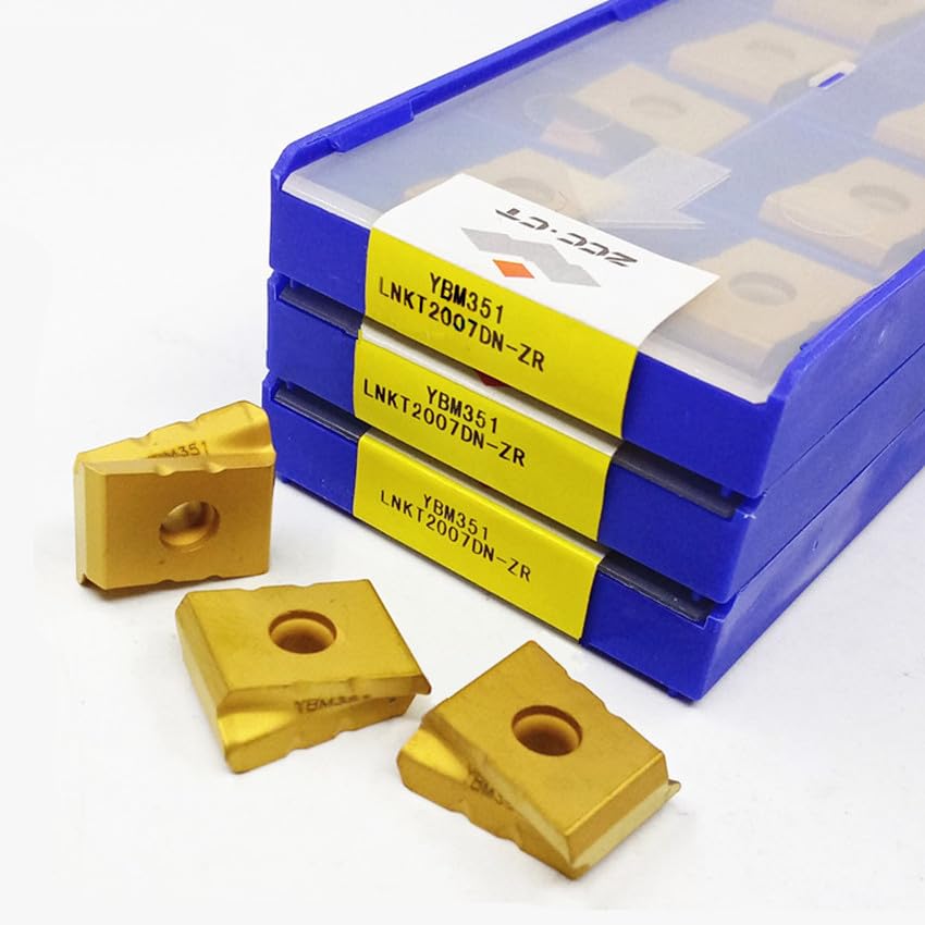 Tool Part for LNKT2007DN-ZR YBM351/LNKT2007DN-ZR YBM253/LNKT2007DN-ZR YBG302/LNKT2007DN-ZR YBD252 CNC Inserts 10pcs/Box - (Angle: LNKT2007DN-ZR YBM351 / Shank Diameter: 10pcs (1 Box))