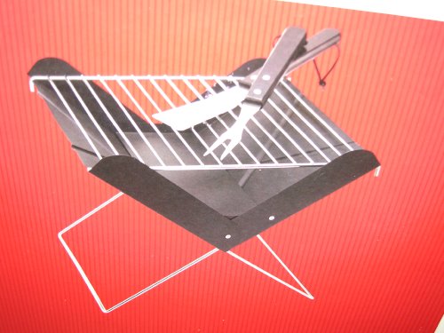 Set portátil de parrilla y herramientas target BBQ miniatura 1