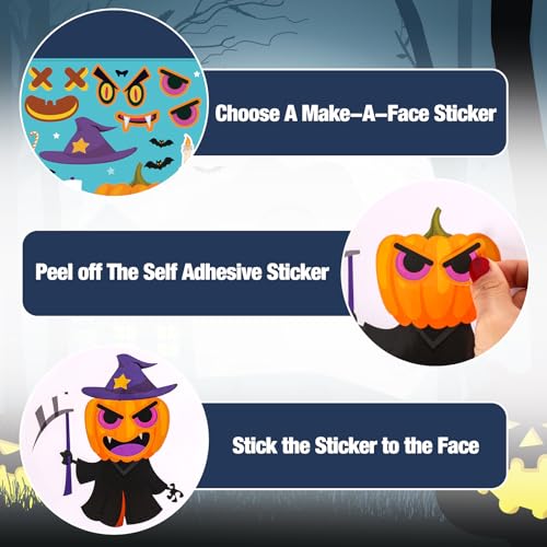 Catnee HALLOWEEN DECORATIONS 02 Halloween Stickers For Kids 50 Sheets thumb #4