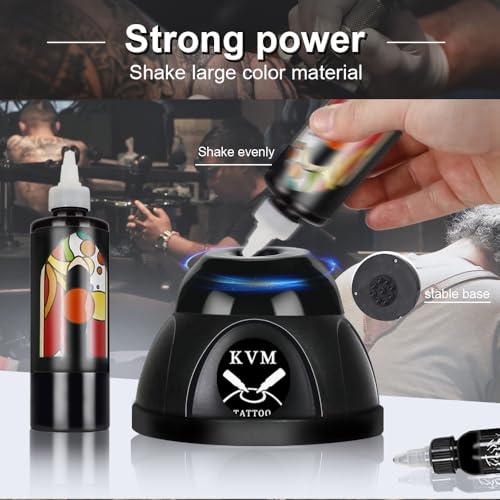 Mini Vortex Mixer Tattoo Ink Pigment Mixer Powerful Swirl Shake Mixer for Acrylic Pigments Nail Polish Mascara Adhesives
