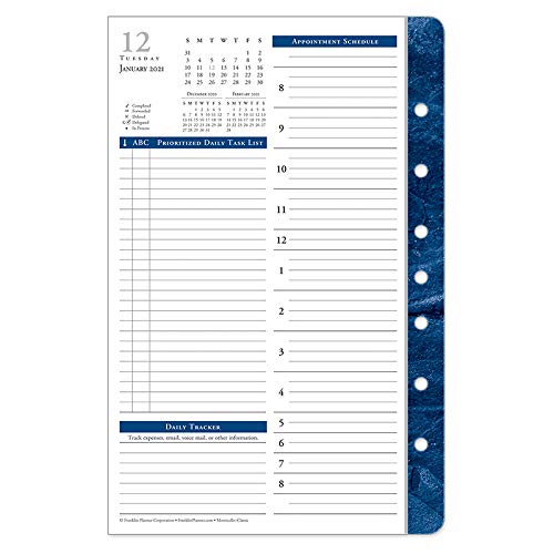 ATAGLANCE Simulated Leather Undated Starter Set, 43184 DAYTIMER