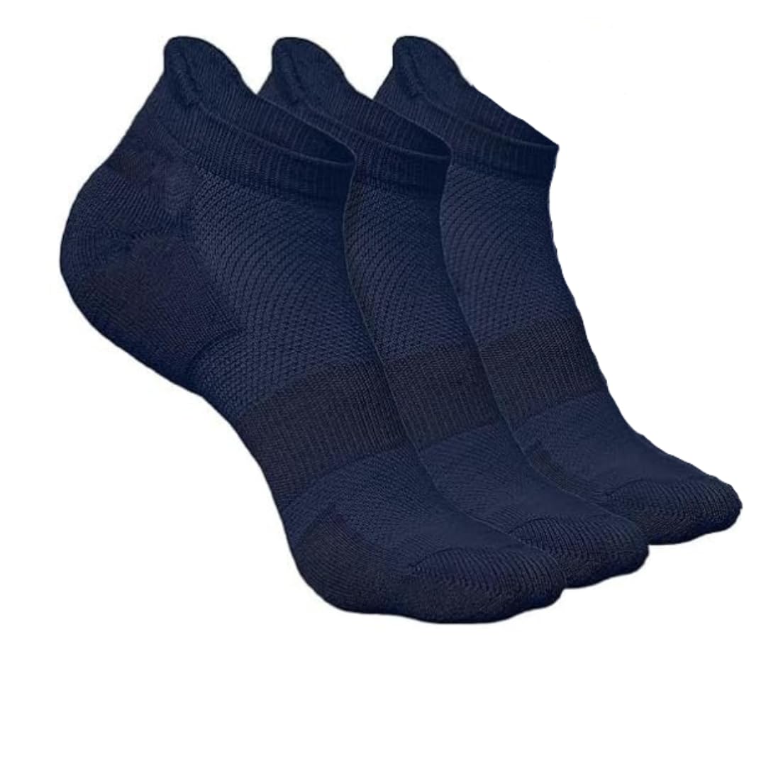 Bamboo Socks for Men | Ankle Length | Odour-Free & Breathable | Padded Base & Anti-bacterial | 3X Softer than Cotton Socks-image-23