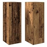 vidaXL Muebles de TV 2 uds Madera ingeniería Envejecida 30, Armario de TV