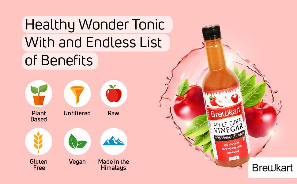 Image of Apple Cider Vinegar with Mother Pack of 2 Vinegar 1ltr