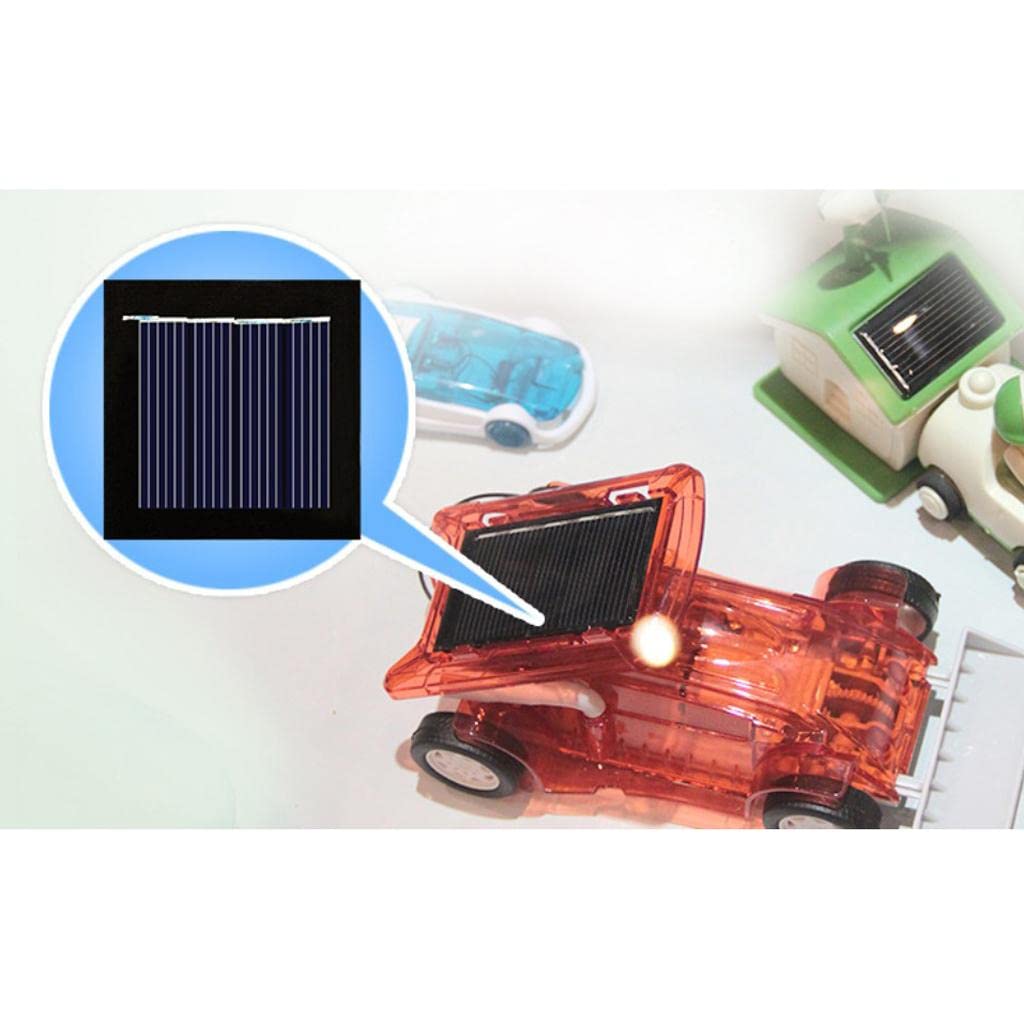 F Fityle 5 Stücke Mini Solar Panel Solarpanel Sonnenkollektor Solarladegerät Solarzelle DIY