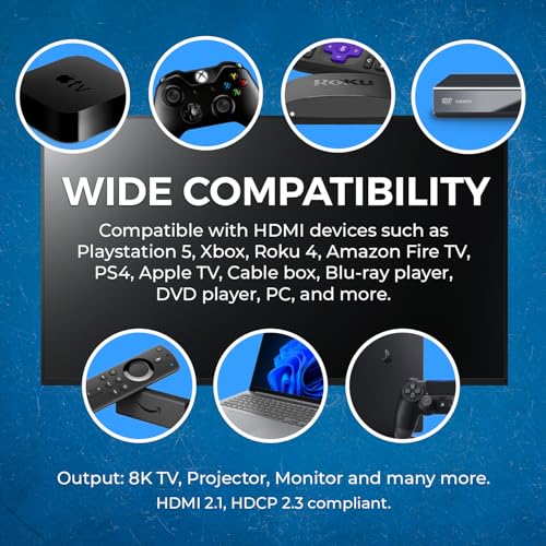 Orei BK-21S 8K 2X1 Hdmi Switch 4K @ 120Hz thumb #6