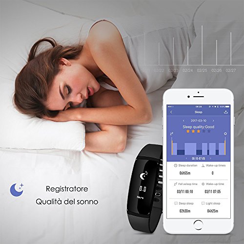 RIVERSONG®Fitness Tracker Heart Rate Monitor di