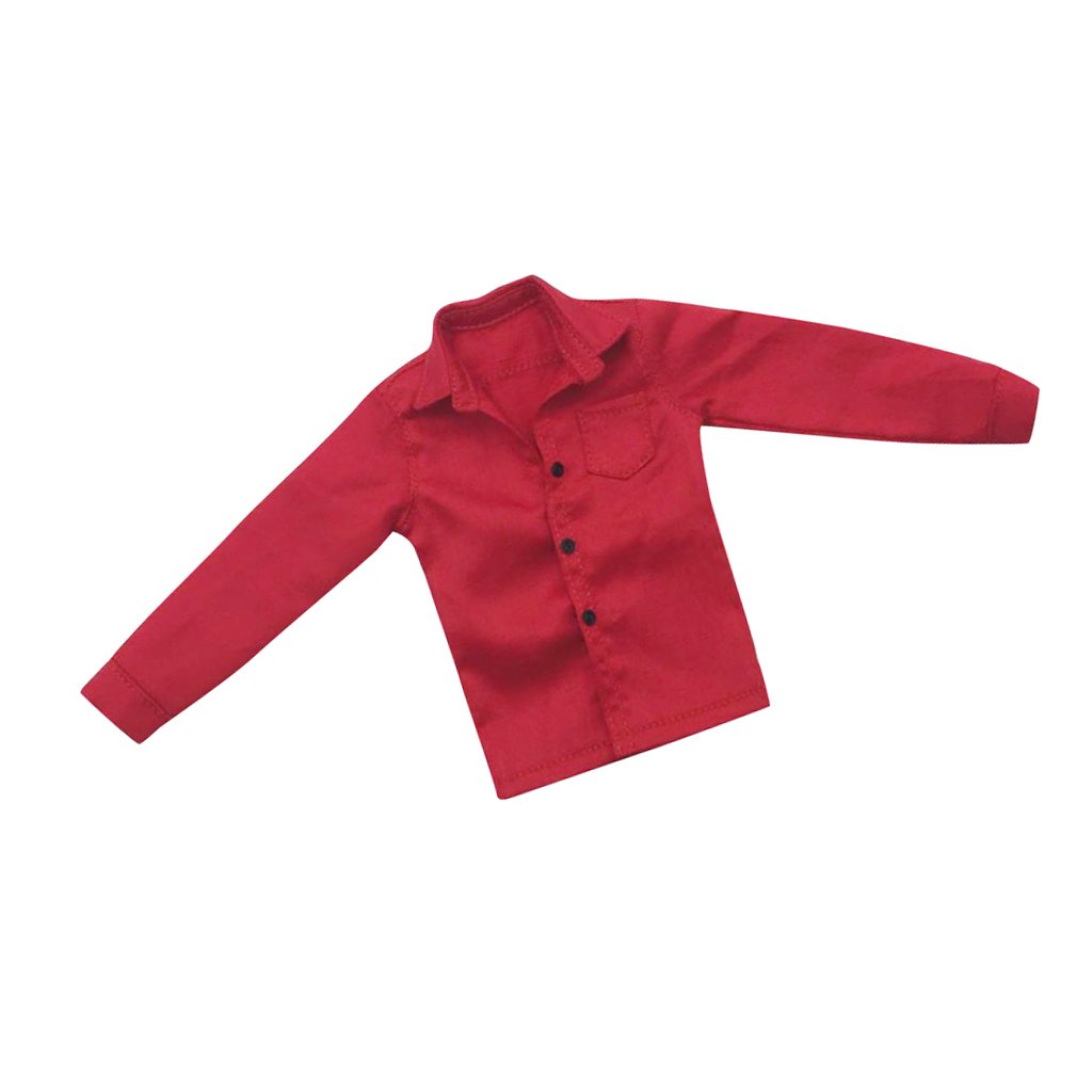 Amazon.co.jp: 1/6スケール メンズ シャツ 人形服 12インチ男性
