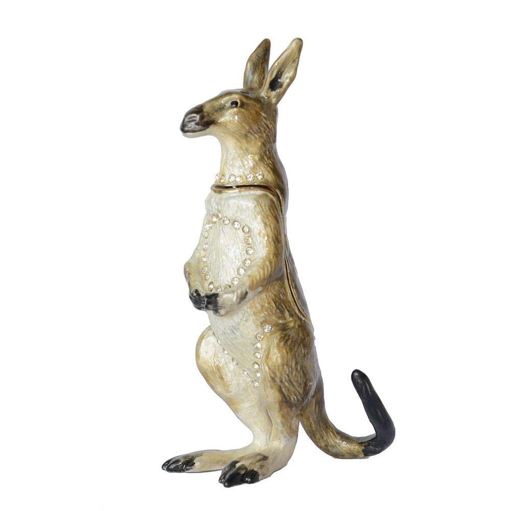 Sculptures et statues d'animaux en métal avec boîte de rangement design