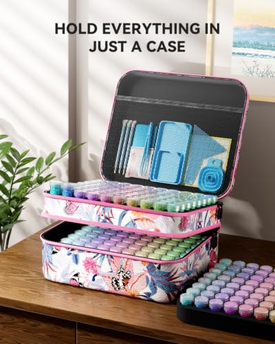 Image of ARTDOT 240 Slots Storage Container for Diamond Art Kits for Adults, Portable Bead Storage Boxes for Diamond Painting Accessories and Tools