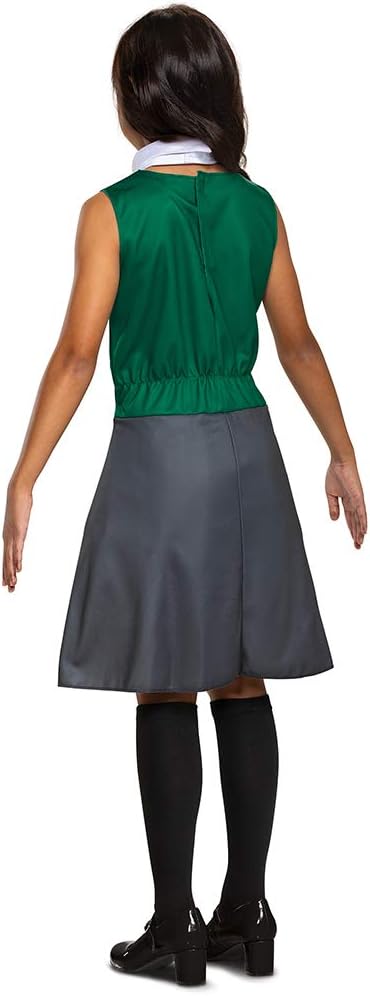 Harry Potter Dress, Official Hogwarts Wizarding World Costume Outfit, Classic Kids Size Dress with Collar and Tie