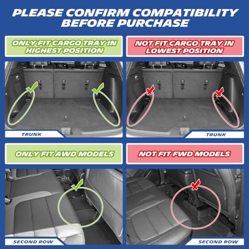 Image of Michelin Vehicle Mats for 2021-2026 Chevy Trailblazer AWD | Not Fit FWD, All-Weather TPE Custom Fit Liner, Premier