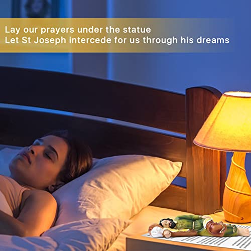 Estatua de San José Dormido de 8 pulgadas miniatura 3