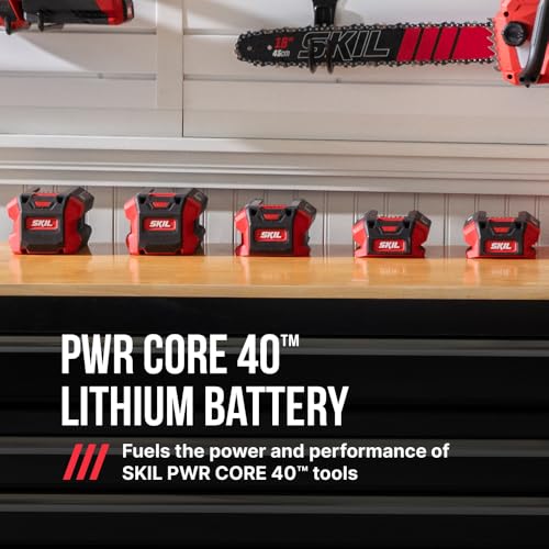 Image of SKIL PWR CORE 40 40V 2.0Ah Lithium Battery, Compatible with All SKIL 40V Tools - BY0800C-00