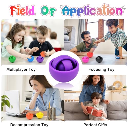 Image of Fidget Toys Adults Pack, Fidget Spinner Set for Kids, Sensory Toys Boys Girls Teens Christmas Stocking Stuffers Party Favors, ADHD Autism Stress Relief Finger Toys, Gift for New Year