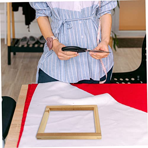 Cadre bois sérigraphie réutilisable pour technique impression textile DIY
