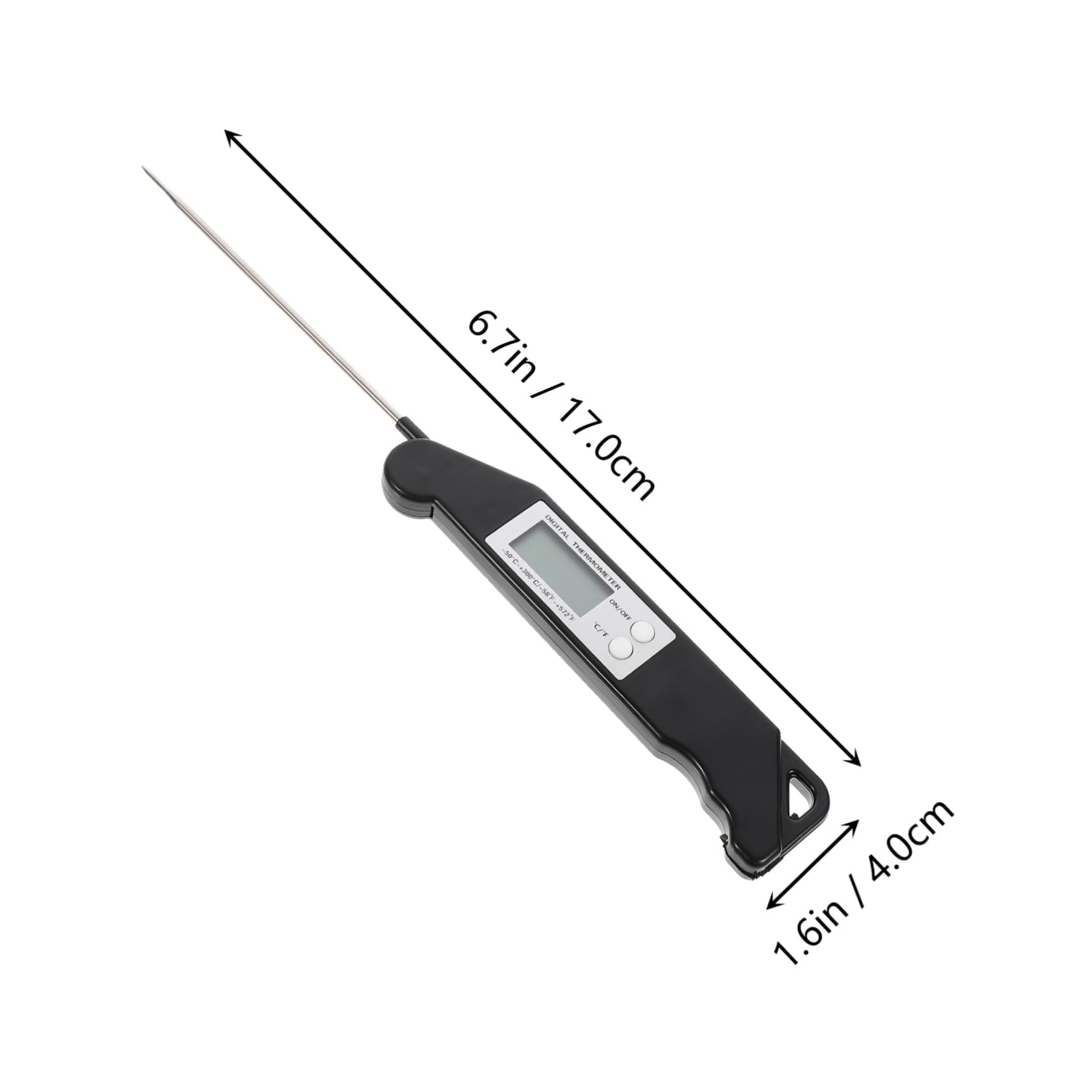 TOPBATHY 3pièces Thermomètre Numérique Inoxydable Pour Viande Et Cuisine Mesure Rapide Secondes Pour Bbq Camping Et Cuisine Domestique