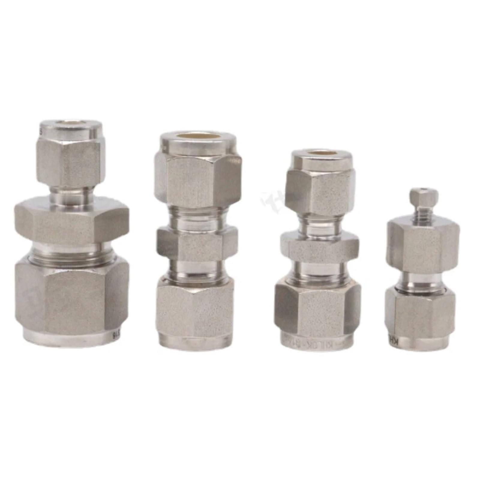 1/16" 1/8" 1/4" 3/8" 1/2" 3/4" 1" 2/3/4/6/8/10mm Raccordo di compressione for tubi in acciaio inossidabile Euqal Reudcer SUS316L Lab(1-1l2 Inch)