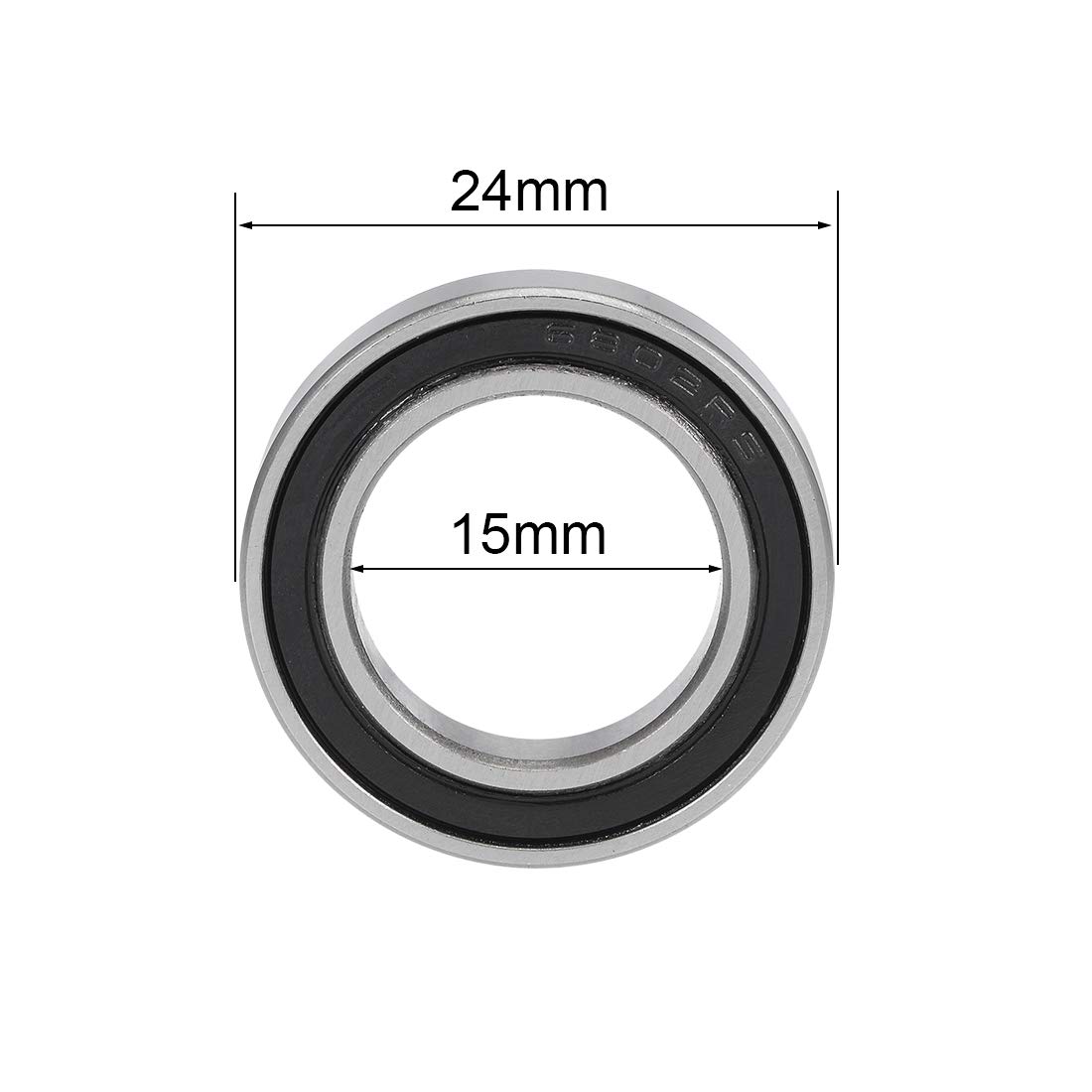 Pwshymi Roulement Miniature 10 Pièces 623-2RS Double Caoutchouc Scellé