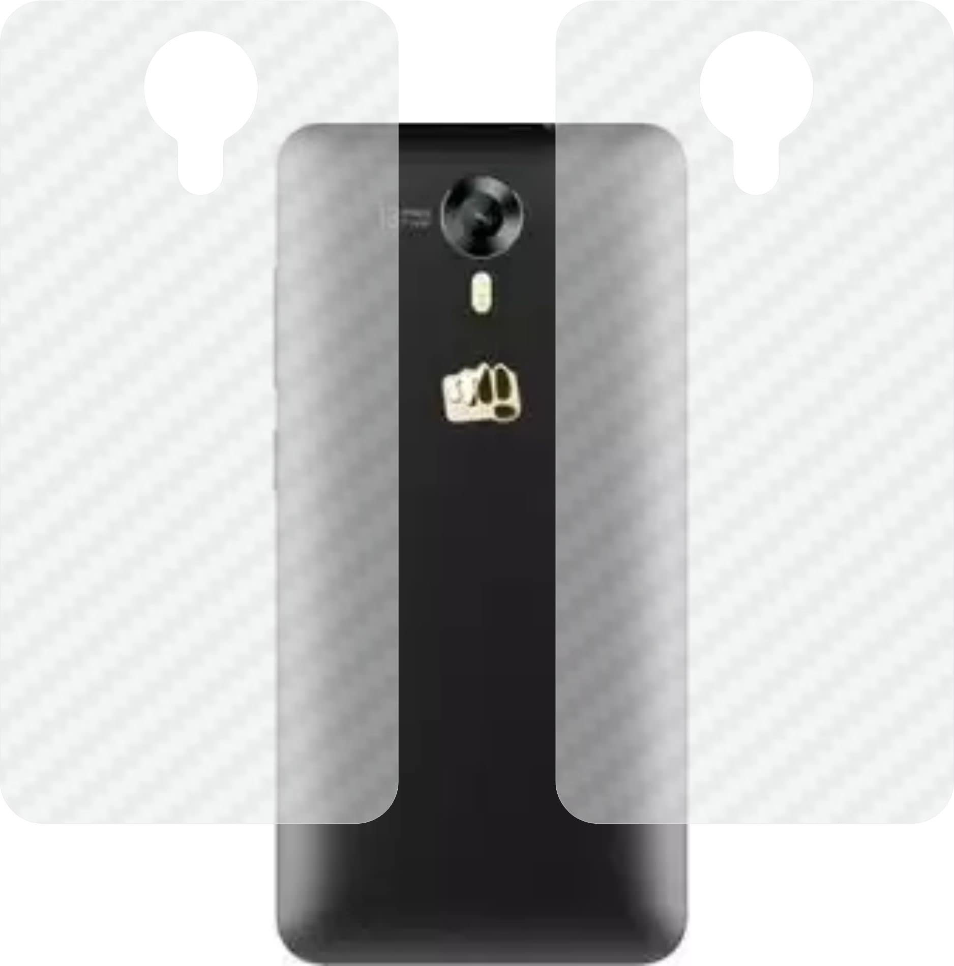 MICROMAX CANVAS EXPRESS 2 E313 Back Screen Guards, Back Skin, Rear Screen Protector, 3D Carbon Fiber Protection, Not a Tempered Glass for MICROMAX CANVAS EXPRESS 2 E313 (Pack of 2)