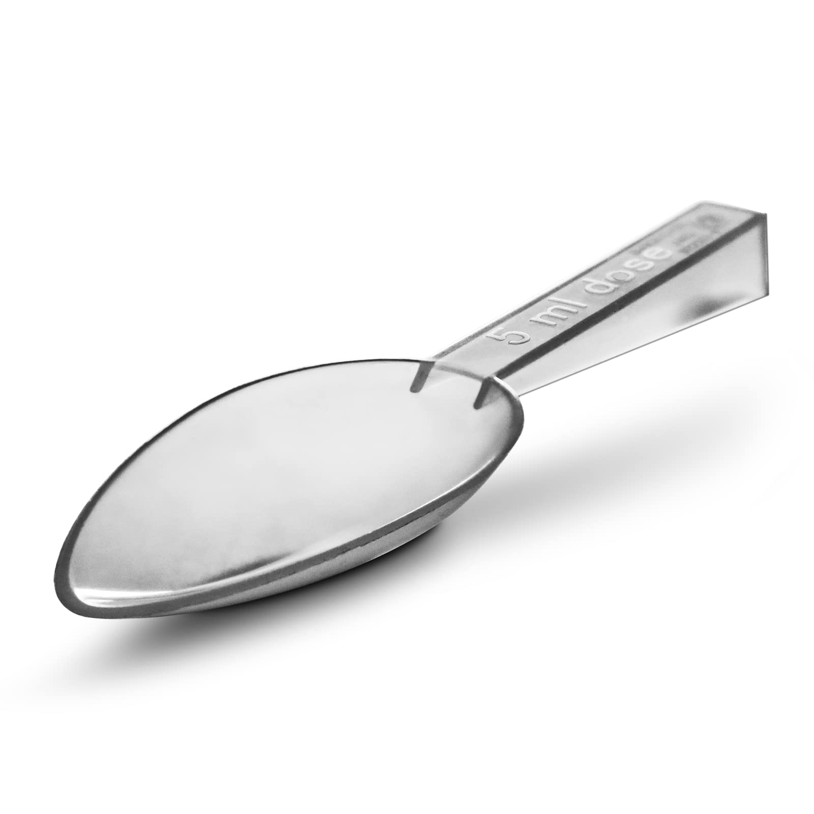 50pcs RE-GEN 5ml Reusable Clear Plastic Medicine Spoons | CE Certified
