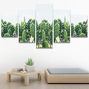 SIGNWIN 5 Panel Canvas Wall Art Modern Art...