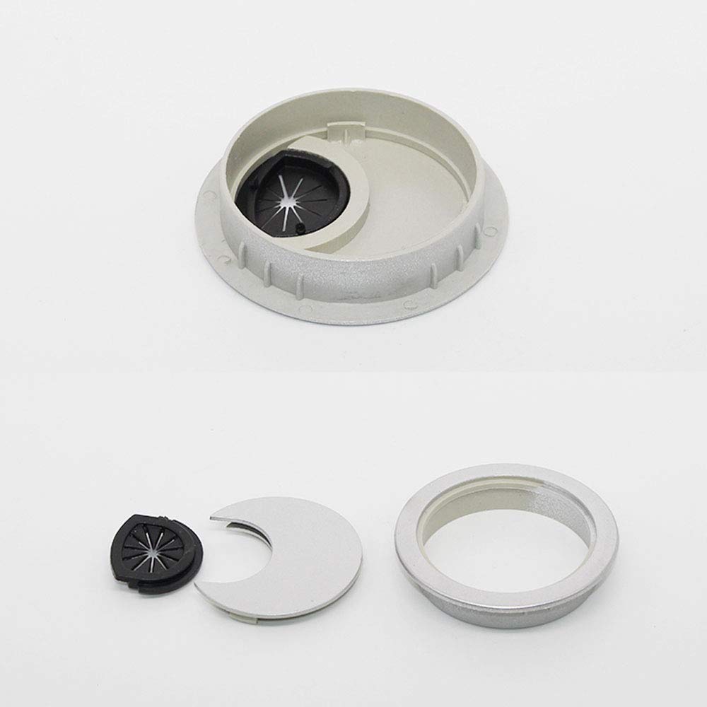 Anyasen 8 pieces Desk Cable Grommet round grommet in plastic Cable