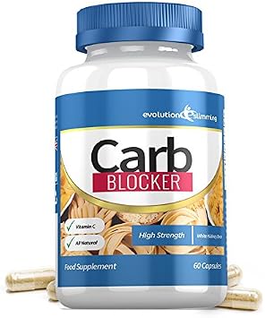 Carb Blocker with White Kidney Bean & Vitamin C, 60 Capsules, Evolution Slimming