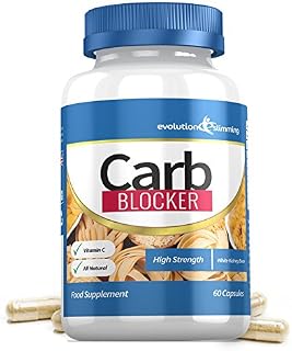 Carb Blocker with White Kidney Bean & Vitamin C, 60 Capsules, Evolution Slimming