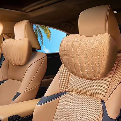 24LA06 - Head Rests May Be Inadvertently Removed - 2024 Lexus RX 350, RX 350h, 2024-2025 NX 250, NX 350, & NX 350h 3 Erivis Nappa Leather Ergonomic Car Headrest Neck Pillow for Lexus
