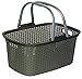 Rival Einkaufskorb Rattan, PP, anthrazit (14), ca. 48 x 29 x 24 cm - 18 Liter