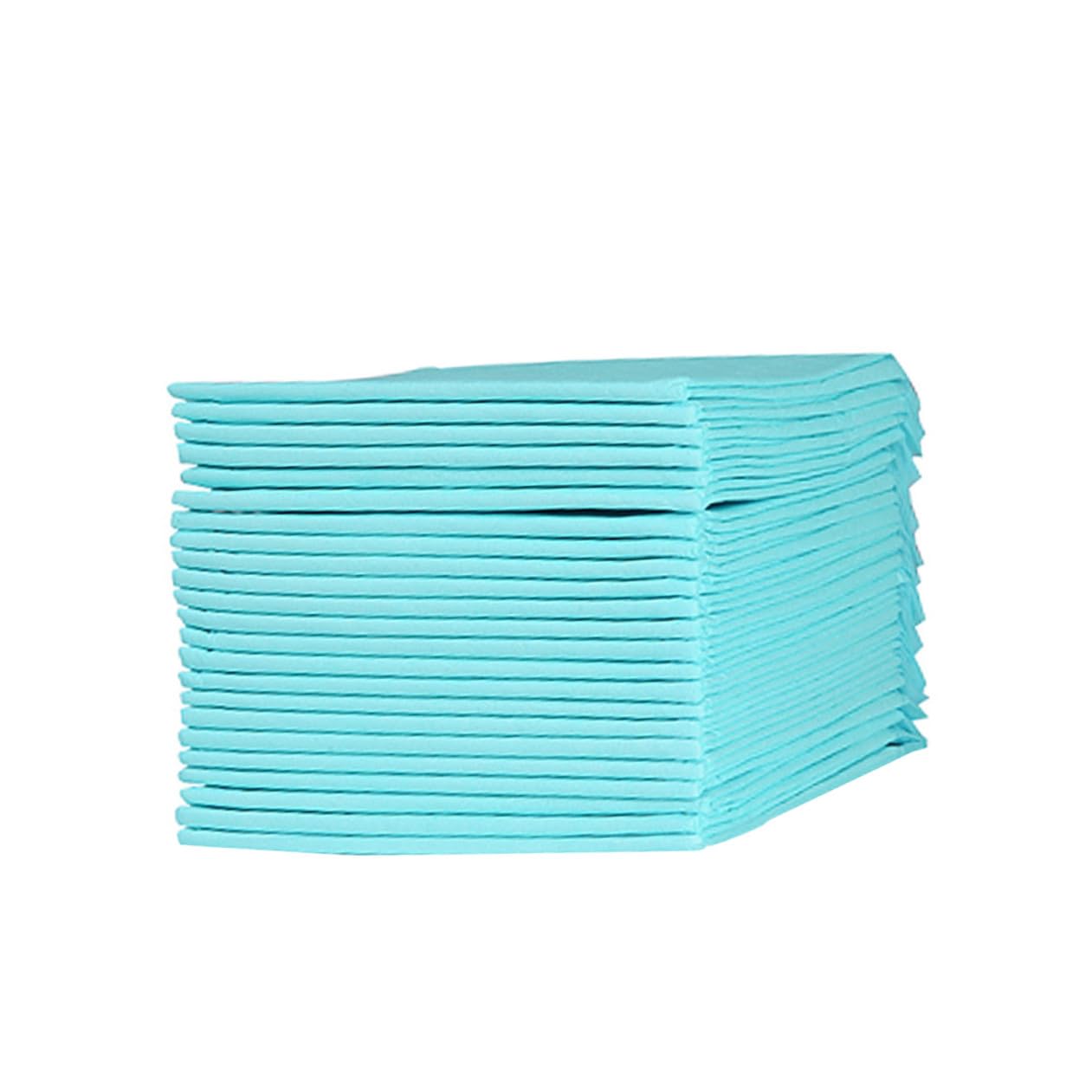 Veemoon 50stücke PIPI-Pads für Haustiere Einweg-trainingspads Urinunterlagen für Hundetraining Welpen-Pads Blau und Weiß für Welpen Ältere Hunde und Wohnungshunde
