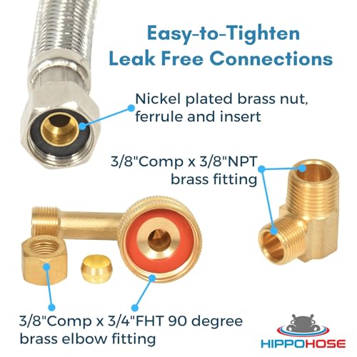 Hippohose HHDISH10 Dishwasher Water Hose Kit thumb #3