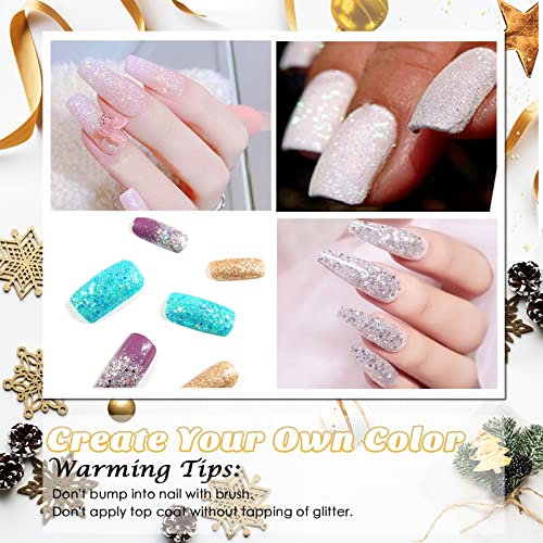Ceya Ultra Fine Glitter Powder, 3.5oz/ 100g Iridescent White Craft Glitter Powder 1/128” 0.008” 0.2mm Nail Glitter for Epoxy Resin DIY Craft Tumblers Painting Scrapbooking Christmas Decor - Thumbnail 6