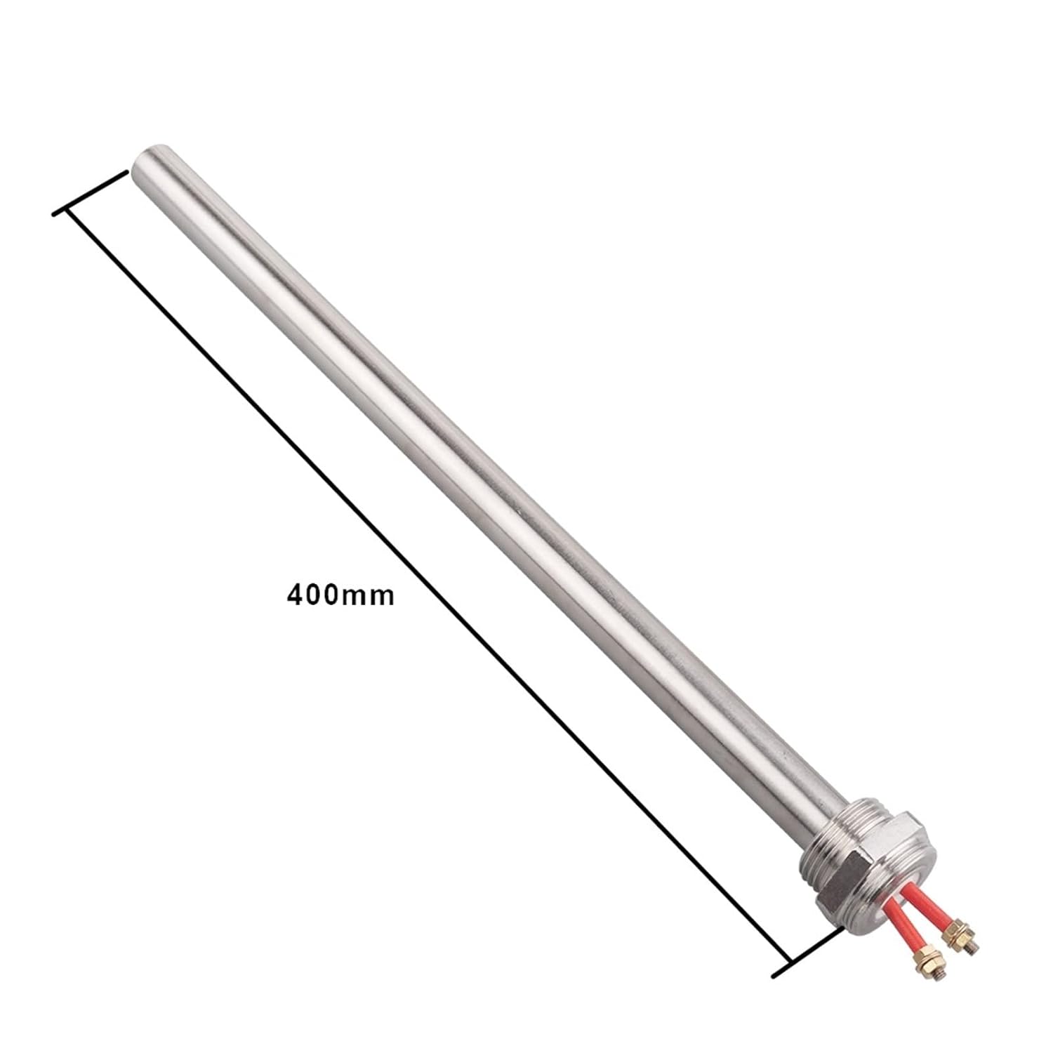 220V Cartridge Heater AC Immersion Resistance for Water Heater Electric Tubular Pipe 1 inch Heating Element 4000w SUS304