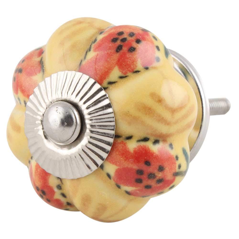 IndianShelf 2 Pieces Red Berry Ceramic Drawer Knobs for Kitchen Cabinet Hardware Door Pulls Decorative Dresser Luxury Cupboard (B06VXW2JWK) Amazon Price History, Amazon Price Tracker