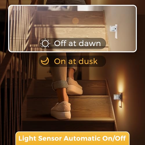 Image of L LOHAS LED Night Lights Plug into Wall, 2 Pack Modern Night Light with Dusk to Dawn Sensor, Dimmable Plug in Night Light, Adjustable Brightness, 3000K Soft White for Bedroom Bathroom Hallway(Silver)