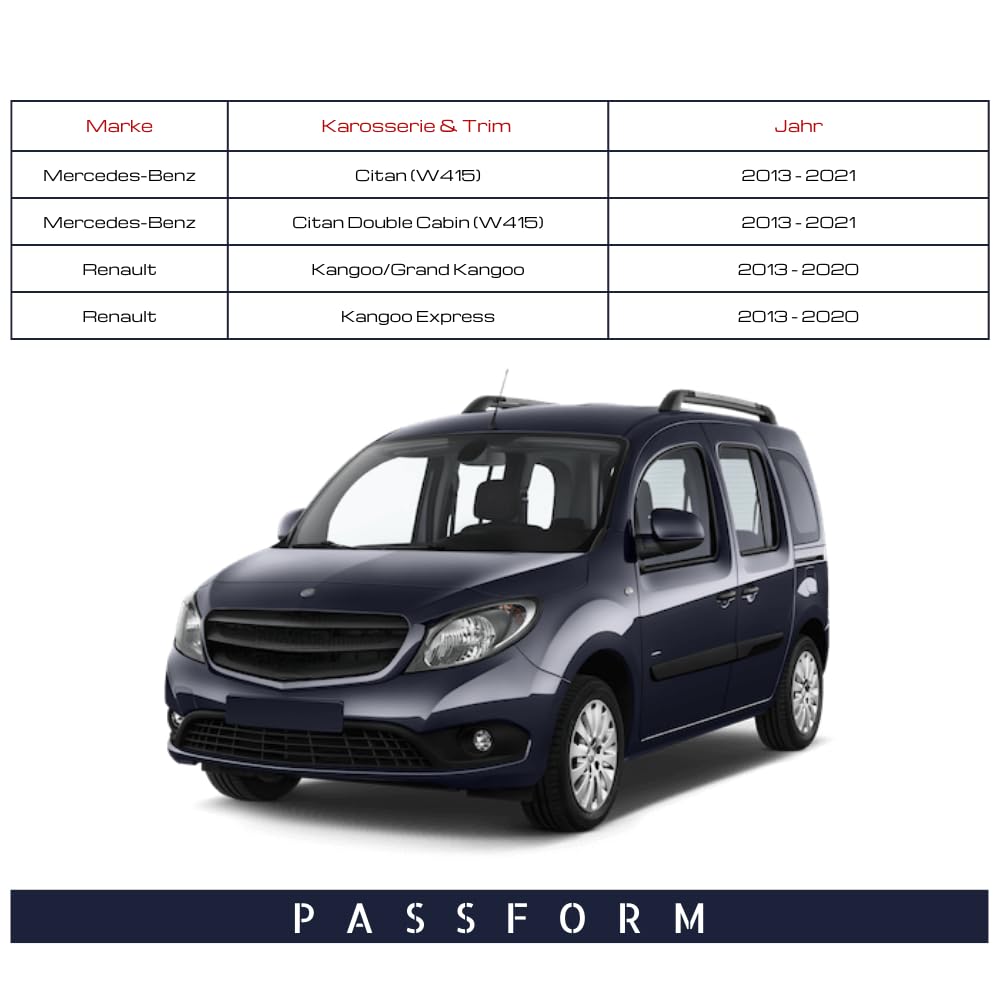 Spieg Außenspiegel Links für Mercedes Citan 2013-2021 | Renault Kangoo 2013-2020 Elektrisch Verstellbar, Manuell Einklappbar, Beheizt, Schwarz, 5 PIN (Fahrerseite)