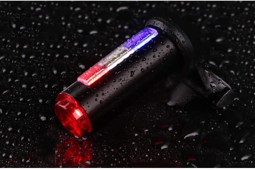 Bike Tail Light Alta Atención Transporte Traslight Ultra Long Run Time Mount Universal Mountights Impermeable Trasero Bicicle Luz, Luces de advertencia de seguridad Montar en bicicleta Luces deco