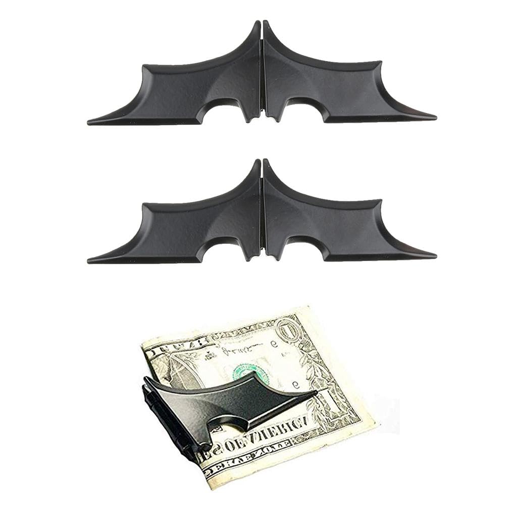 Mens Alloy Money Clip Classic Cash Credit Card Holder Money Organizer Black-image-28