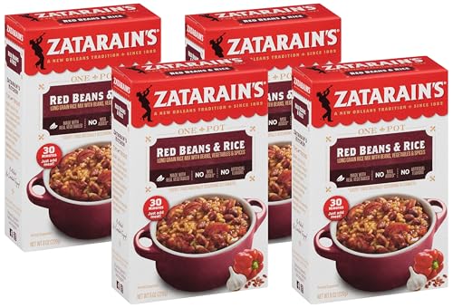 Zatarain's Red Beans & Rice, 8 oz (Pack of 4)