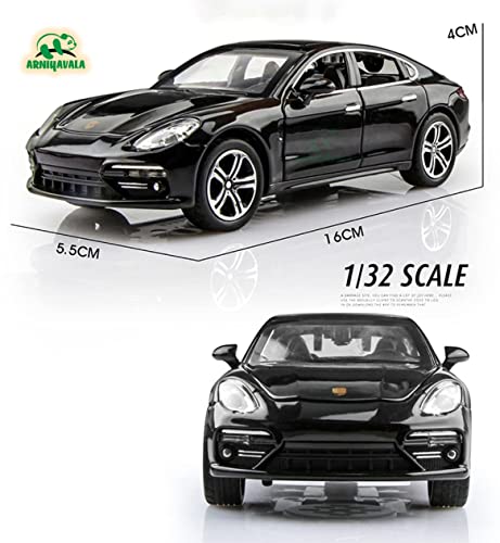Image of 1:24 Porsche Palamela Alloy Model Car Diecast Toy Collection Sound&Light Gift,Multicolor