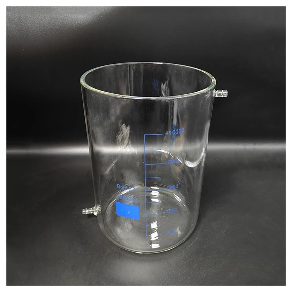 Vetreria da laboratorio Becher di forma bassa con lato superiore e inferiore senza beccuccio Becher da laboratorio in vetro borosilicato(10000mL)