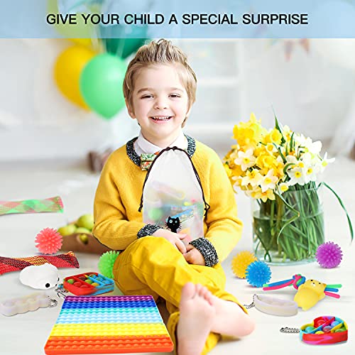 Big Size Push Bubble Sensory Goedkope Fidget Pop Reuze Speelgoed Set (Kleurrijke Vierkant) - Image 4