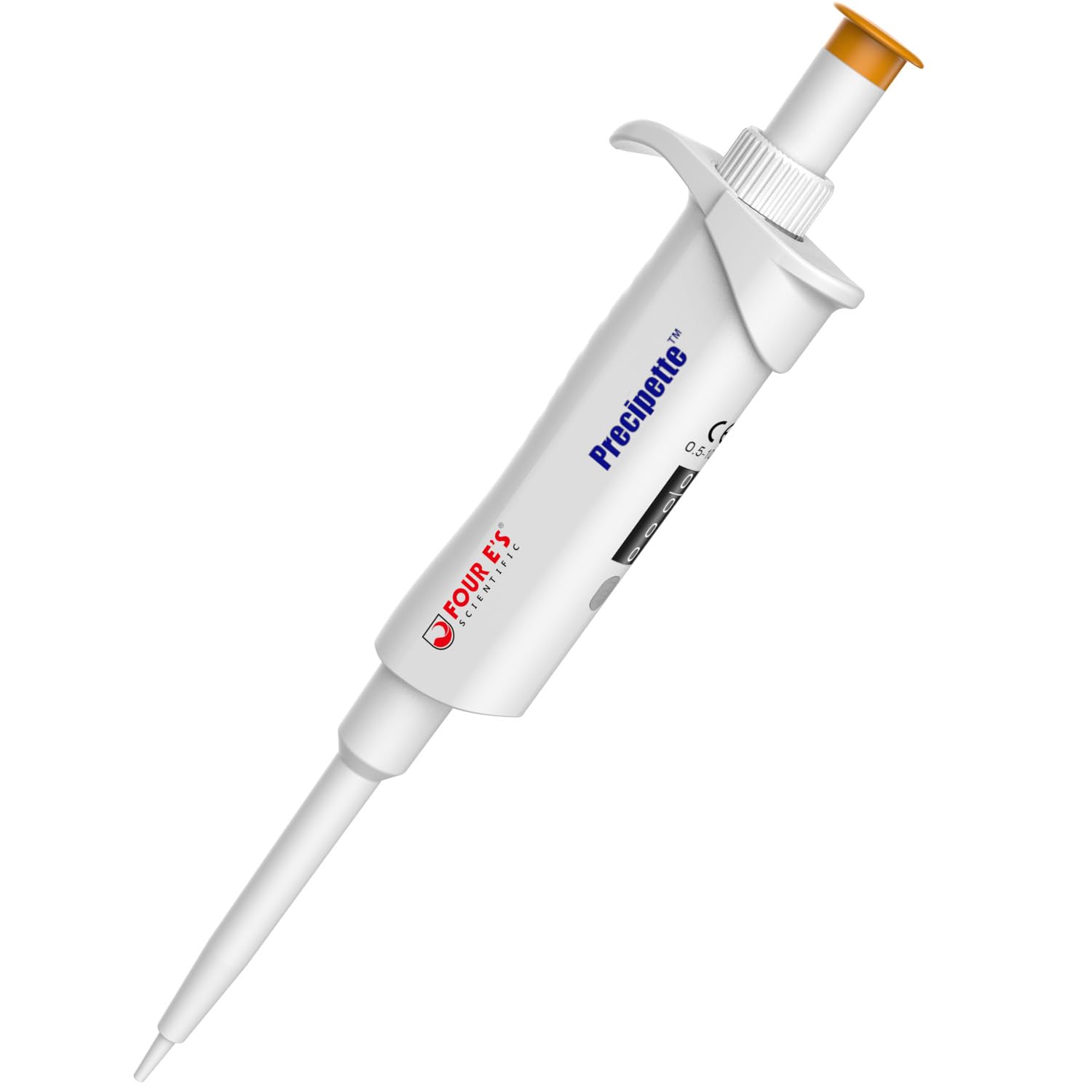 4E's USA Pipette - 0.5-10μl Micropipette, Adjustable Volume Pipette with Autoclavable Lower Portion, Universal Tip Cone Single Channel Pipettes, Laboratory ISO 8655 Calibrated Pipettor