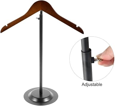 Shirt Rack, Wooden Clothes Hanger, T-Shirt Display, Stand, Freestanding, Adjustable, Non-slip, Fashionable, For Clothing Stores, Men's