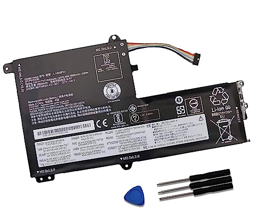 Lcenerga L14M2P21 Laptop Battery Replacement for Lenovo IdeaPad 330S-14AST 330S-14IKB 330S-15ARR 330S-15AST 330S-15IKB Series L14L2P21 5B10Q39203 5B10Q39204 5B10Q39206 5B10W67199 7.4V 30Wh 4050mAh