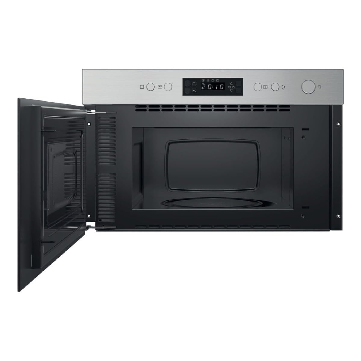 IMK12X Kuchenka mikrofalowa kombinowana, 22 l, podtynkowa, 750 W, czarny/stal nierdzewna