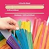 Incraftables Colored Popsicle Sticks for Crafts – 600 Pieces - 7 Colors – Large Colorful Wooden Craft Popsicle Sticks for DIY Arts and Crafts #2